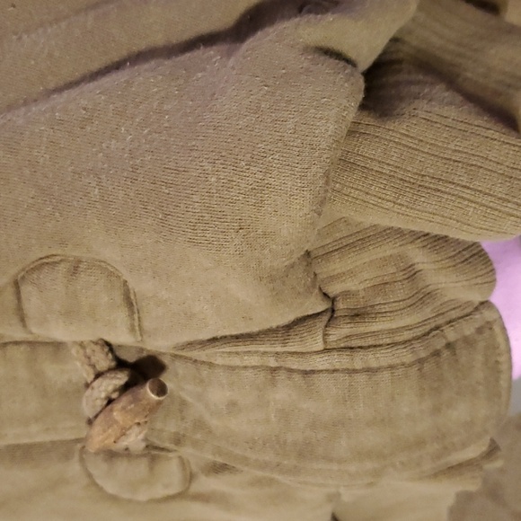 Roxy Tan Hooded Jacket with Faux Fur Trim - Picture 8 of 8